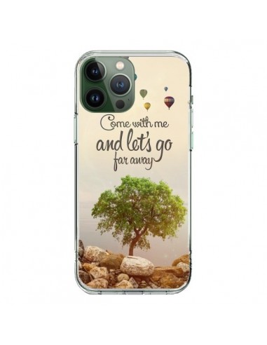 iPhone 13 Pro Max Case Let's Go Far Away Balloons - Eleaxart