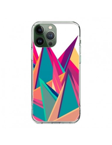 Coque iPhone 13 Pro Max Triangles Intensive Pic Azteque - Eleaxart