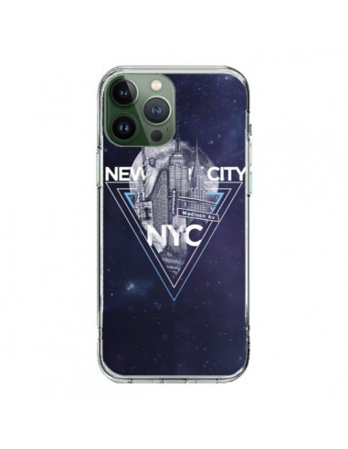 Coque iPhone 13 Pro Max New York City Triangle Bleu - Javier Martinez