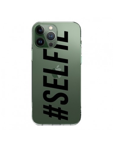 Cover iPhone 13 Pro Max Hashtag Selfie Trasparente - Jonathan Perez