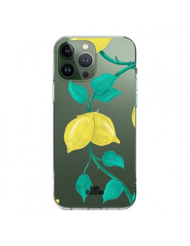 Cover iPhone 13 Pro Max Limoni Trasparente - kateillustrate