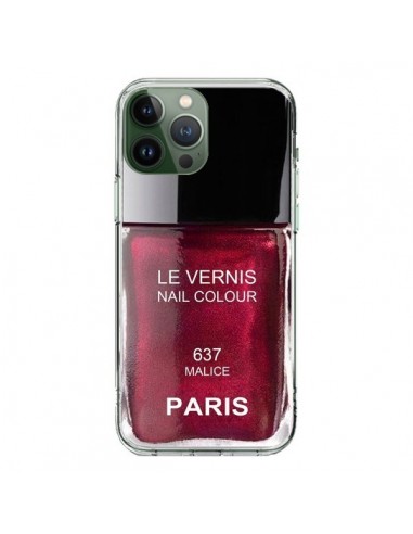 Cover iPhone 13 Pro Max Smalto Paris Malice Viola - Laetitia