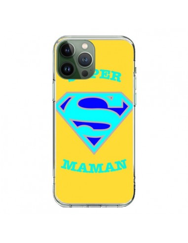 Cover iPhone 13 Pro Max Super Mamma Superman - Laetitia