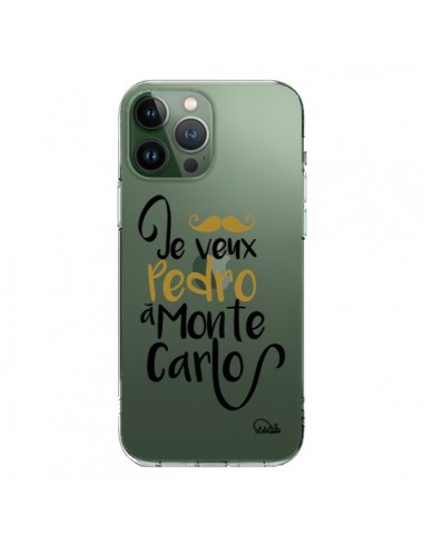 iPhone 13 Pro Max Case Je veux Pedro à Monte Carlo Clear - Lolo Santo