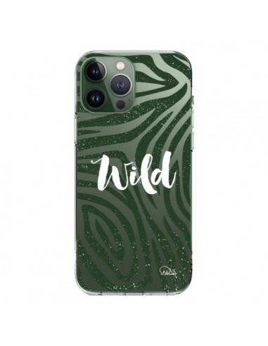 Coque iPhone 13 Pro Max Wild Zebre Jungle Transparente - Lolo Santo