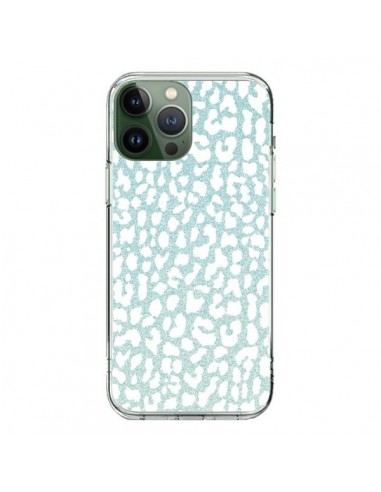 Coque iPhone 13 Pro Max Leopard Winter Mint - Mary Nesrala