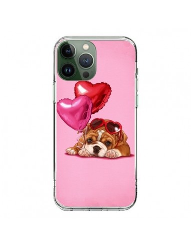 Cover iPhone 13 Pro Max Cane Occhiali Coeur Palloncini - Maryline Cazenave