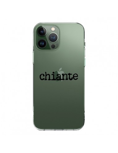 iPhone 13 Pro Max Case Chiante Black Clear - Maryline Cazenave