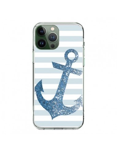 Cover iPhone 13 Pro Max Ancora Marina Blu - Monica Martinez