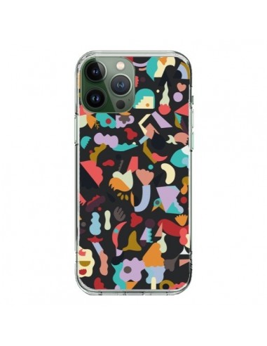 Coque iPhone 13 Pro Max Dreamy Animal Shapes Black - Ninola Design