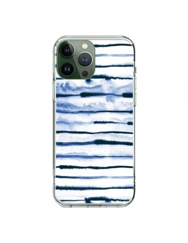 Coque iPhone 13 Pro Max Electric Lines White - Ninola Design