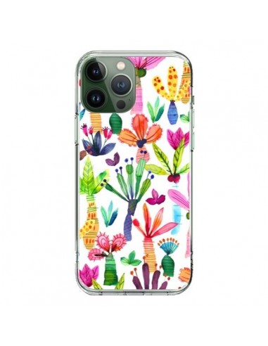 Cover iPhone 13 Pro Max Overlapped Watercolor Dots Fiori - Ninola Design