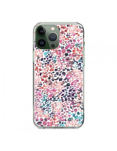 Coque iPhone 13 Pro Max Soft Nautical Watercolor Lines - Ninola Design