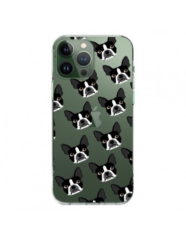 iPhone 13 Pro Max Case Dog Boston Terrier Clear - Pet Friendly