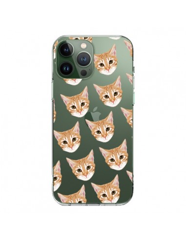 Cover iPhone 13 Pro Max Gatto Beige Trasparente - Pet Friendly