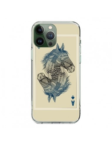 Coque iPhone 13 Pro Max Cheval Carte Jeu Horse As - Rachel Caldwell