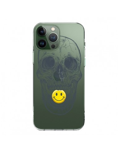 Cover iPhone 13 Pro Max Teschio Sorriso Trasparente - Rachel Caldwell