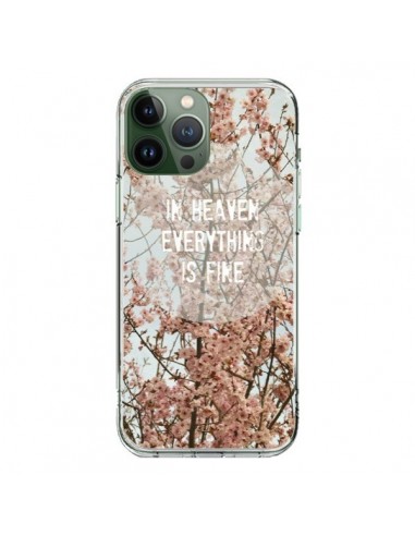 Cover iPhone 13 Pro Max In heaven everything is fine paradis Fiori - R Delean