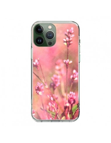 Coque iPhone 13 Pro Max Fleurs Bourgeons Roses - R Delean