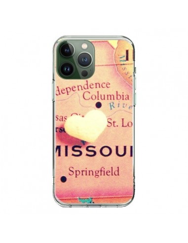 Cover iPhone 13 Pro Max Mappa Missouri Coeoeur - R Delean