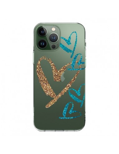 Cover iPhone 13 Pro Max Cuore Amore Trasparente - Sylvia Cook