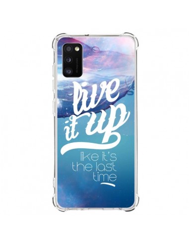 Coque Samsung Galaxy A41 Last Time Bleu - Javier Martinez