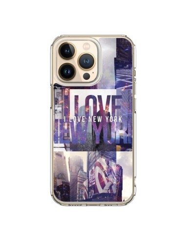 iPhone 13 Pro Case I Love New Yorck City Purple - Javier Martinez