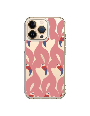 iPhone 13 Pro Case Flamingo Pink Clear - Dricia Do