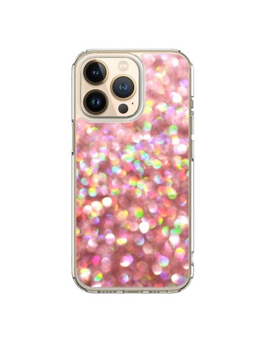 Coque iPhone 13 Pro Paillettes Pinkalicious - Lisa Argyropoulos