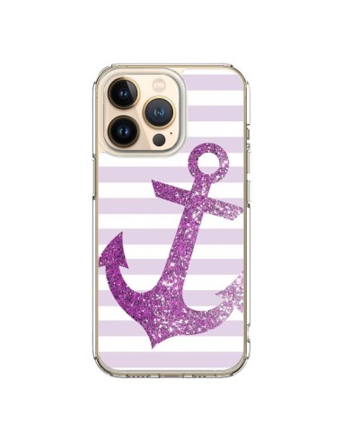 iPhone 13 Pro Case Ancora Marina Pink - Monica Martinez