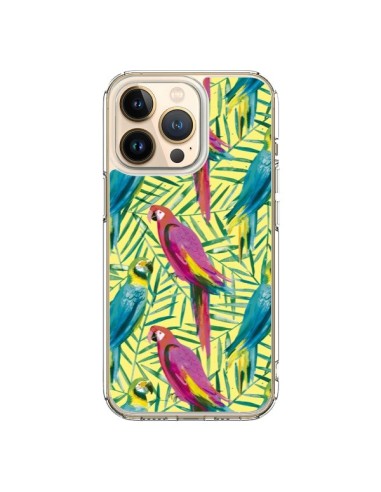 Coque iPhone 13 Pro Tropical Monstera Leaves Multicolored - Ninola Design