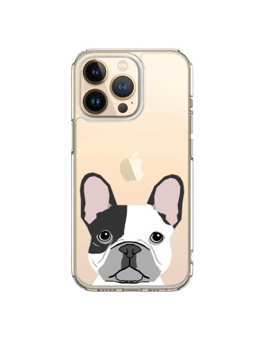 Cover iPhone 13 Pro Bulldog Francese Cane Trasparente - Pet Friendly