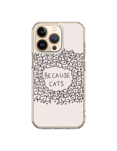 Cover iPhone 13 Pro Because Cats Gatto - Santiago Taberna