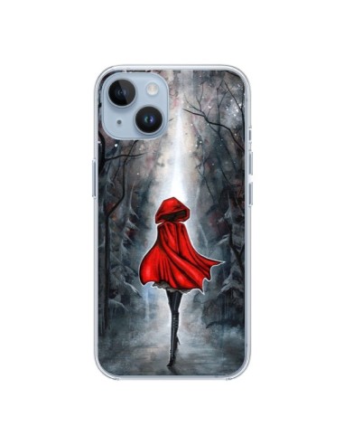 Cover iPhone 14 Cappuccetto Rosso Legno - Annya Kai