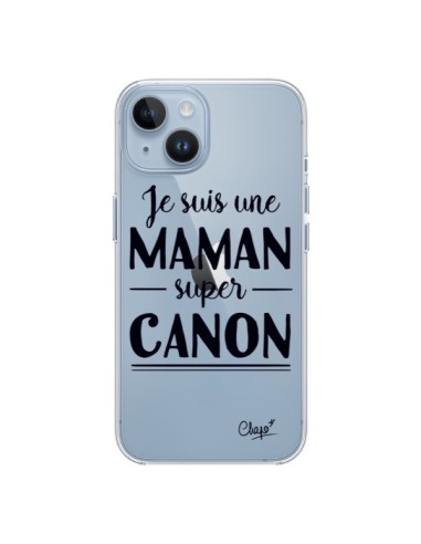 Cover iPhone 14 Sono una Mamma Super Trasparente - Chapo