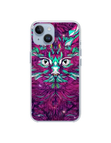 Coque iPhone 14 Space Cat Chat espace - Danny Ivan