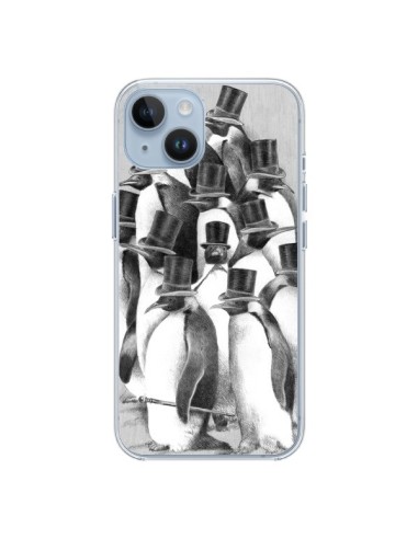 Cover iPhone 14 Pingouins Gentlemen - Eric Fan