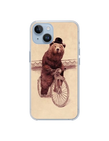 Cover iPhone 14 Orso Bicicletta - Eric Fan