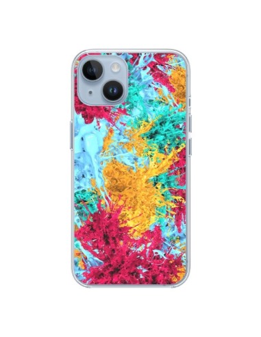 Cover iPhone 14 Splash Pittura - Eleaxart