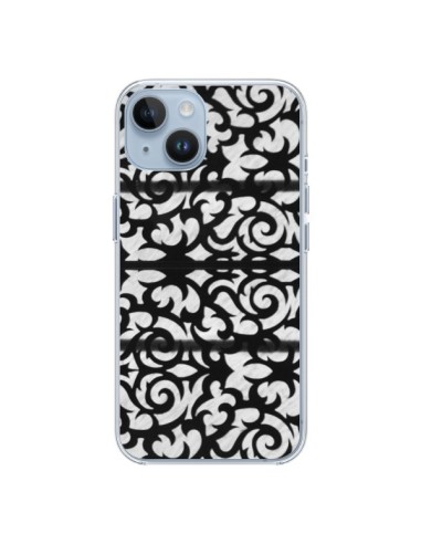 Cover iPhone 14 Astratto Bianco e Nero - Irene Sneddon