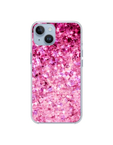 Cover iPhone 14 Romance Me Paillettes Rosas - Ebi Emporium