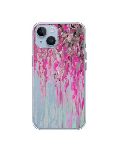 Cover iPhone 14 Tempesta Rosa Trasparente - Ebi Emporium