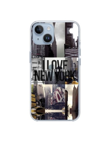 Cover iPhone 14 I Love New Yorck City Nero - Javier Martinez