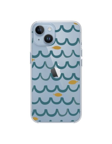 Cover iPhone 14 Pesce Acqua Trasparente - Dricia Do