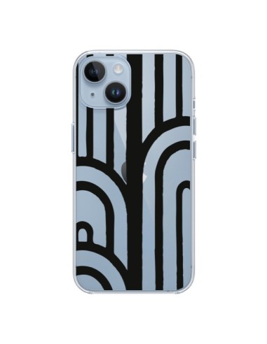 iPhone 14 case Geometrico Black Clear - Dricia Do