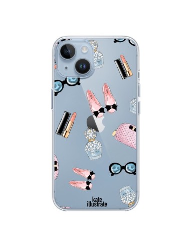 Cover iPhone 14 Essential Beautiful Bellezza Essenziale Trasparente - kateillustrate