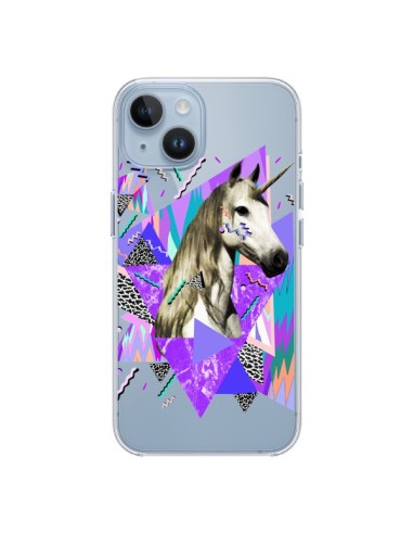 Cover iPhone 14 Unicorno Azteco Trasparente - Kris Tate