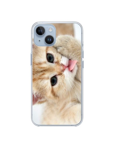 Cover iPhone 14 Gatto Lingua - Laetitia