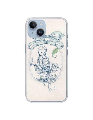 Coque iPhone 14 Bird Oiseau Mignon Vintage - Lassana