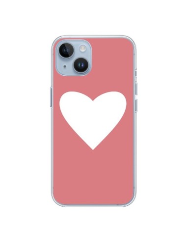 Cover iPhone 14 Cuore Corallo - Mary Nesrala